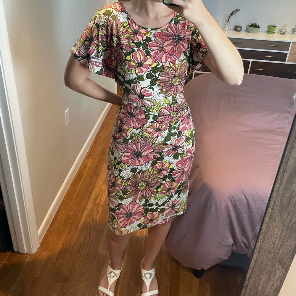 Liz Lange floral dress for HSN
